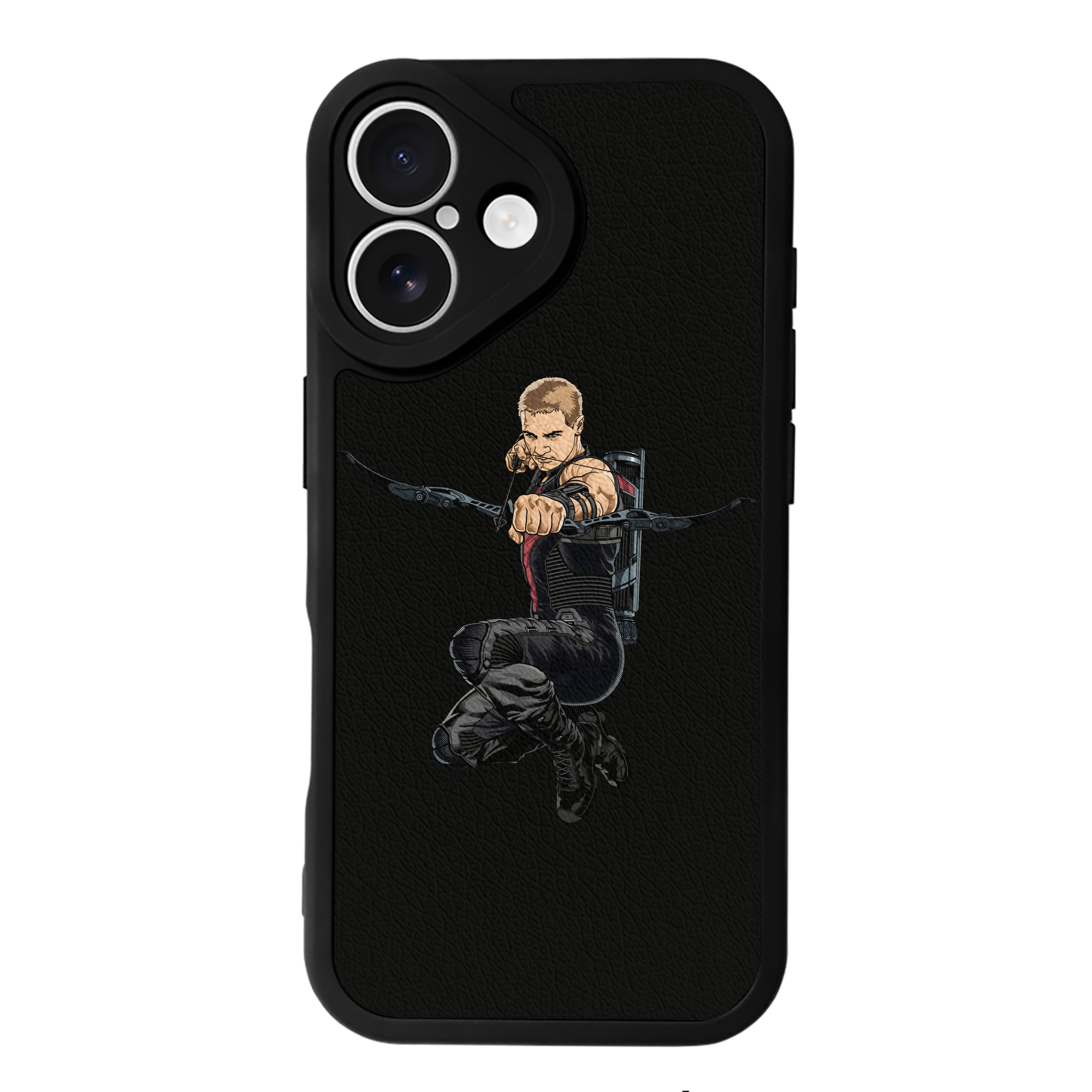 （画像用） アベンジャーズ The Avengers 【iPhone 16シリーズ対応】シリコンスマホケース（レザー調） 材質：シリコン